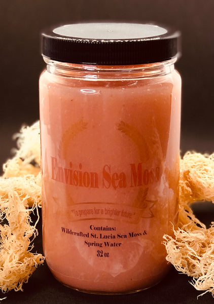 All Natural Strawberry Sea Moss Gel